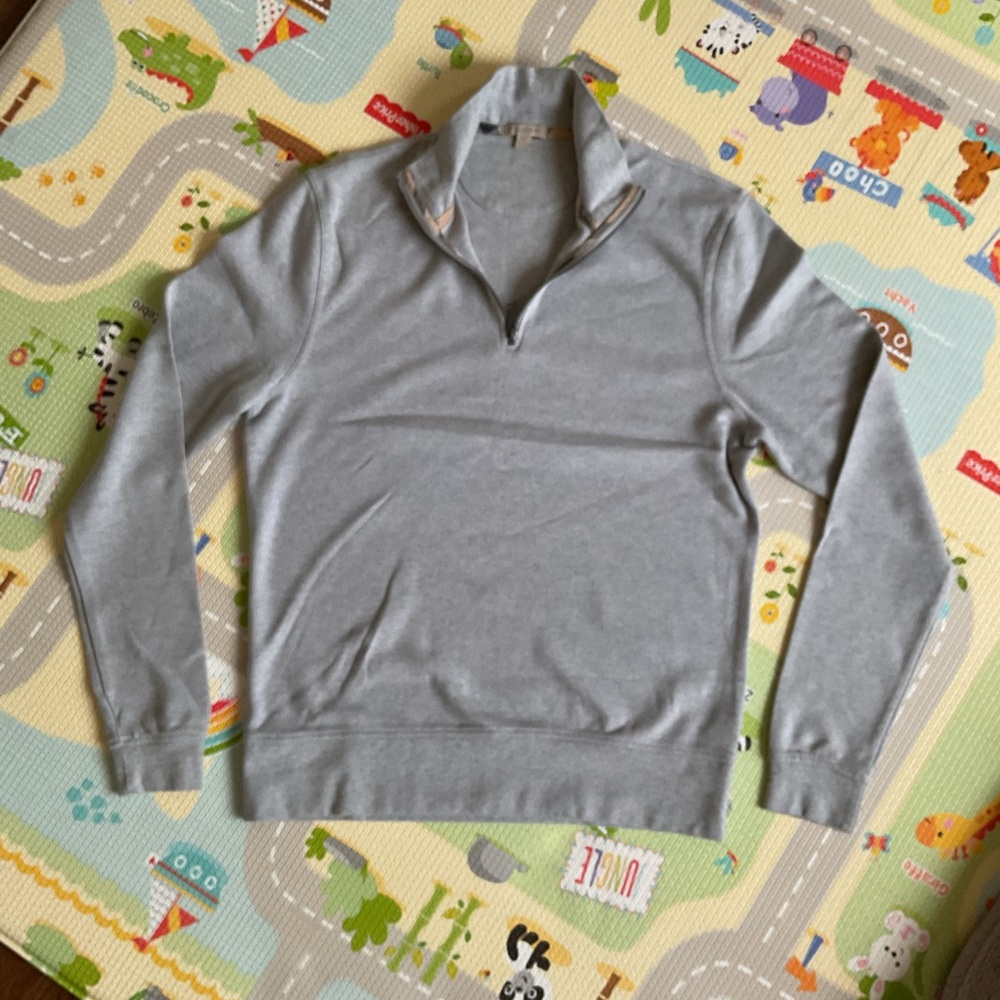 Burberry Light Gray 100% Cotton Garment size L